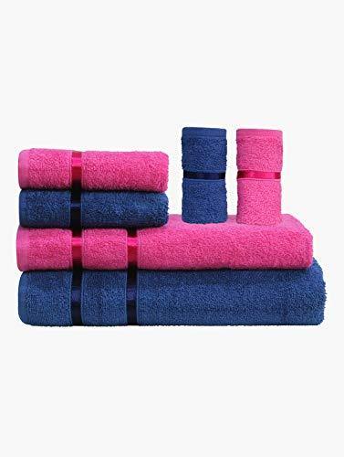 Pink and blue discount towels