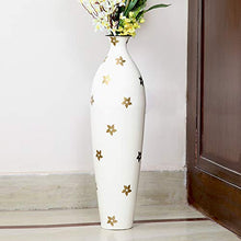 Load image into Gallery viewer, Alnico Decor Metal Flower Vase (26 inch, White) - Home Decor Lo
