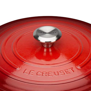 Le Creuset Signature Cast Iron Round Casserole, 18 cm - Cerise - Home Decor Lo