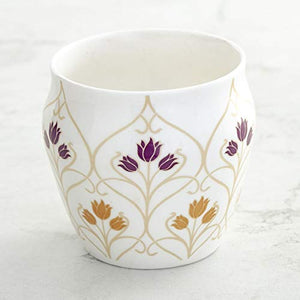 Home Centre Mandarin Printed Kullhad Cups - Set of 3 - Home Decor Lo