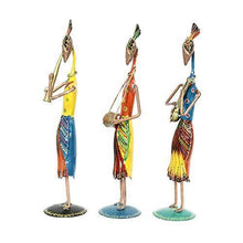 Load image into Gallery viewer, Handicrafts Paradise Iron Showpiece Figurine (4 x 3 x 13.25 inch, Multicolour) - Home Decor Lo