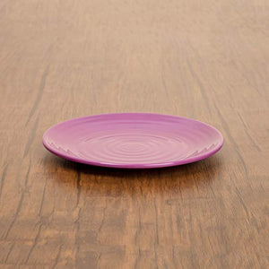 Home Centre Alora-Malia Textured Side Plate - Purple - Home Decor Lo