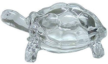 Load image into Gallery viewer, Ocasa Retails Glass Turtle Tortoise for Feng Shui and vastu Sastra- Wealth Sign Statue Showpiece (Transparent) - Home Decor Lo