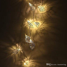 Load image into Gallery viewer, Mikha 16LED Leaves Fairy Decorative String Lights for Indoor, Outdoor Gardens Homes Diwali Wedding Christmas Party Lighting Decoration - Home Decor Lo