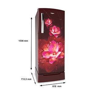 Whirlpool 245 L 4 Star Inverter Direct-Cool Single Door Refrigerator (260 IMPRO PLUS ROY 4S INV WINE FLUME, Wine Flume) - Home Decor Lo