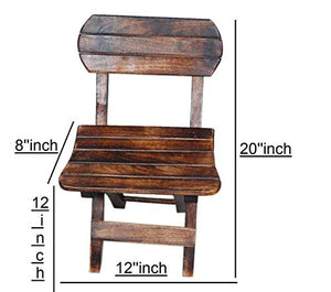 Niyazi Handicrafts(Baby SMOOL CHIAR) Furnished and Fold Wood Chiar Children Folding Chair Outdoor Portable Small Chair Fishing Stool Household Children's Stool Leisure Chair (24 * 12 * 12) - Home Decor Lo