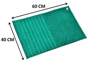 Yellow Weaves Microfiber Anti Slip Bath Mat, 40 X 60 cm, Color : Green - Home Decor Lo