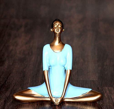 TIED RIBBONS Yoga Poses Lady Figurines Statue for Home Table Top Living  Room Hall Bedroom Shelf Decoration - Yoga Lady Statue Decorative Showpiece  - 31.5 cm Price in India - Buy TIED