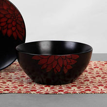 Load image into Gallery viewer, Home Centre Dahlia Stoneware Bowl - Black - Home Decor Lo