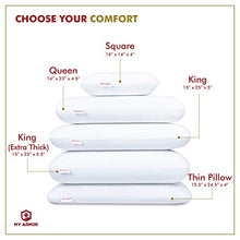 Load image into Gallery viewer, MY ARMOR Orthopaedic Memory Foam Pillow, King Size (25&quot; x 15&quot; x 5&quot;) - Home Decor Lo