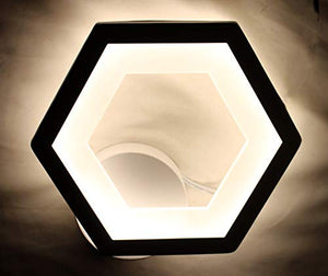 Imper!al Hexagon Shaped Led Wall Lamp Led Wall Light Lamp for Wall Led Wall Scone - Home Decor Lo