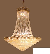 Load image into Gallery viewer, Grand Size Golden Crystal Designer Chandeliers (Fancy and Attractive) Lights for Your Home and Office Decor - Home Decor Lo