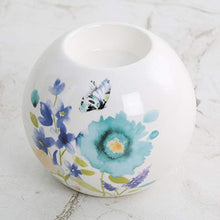 Load image into Gallery viewer, Home Centre Splendid Floral Decal T-Light Holder - Home Decor Lo