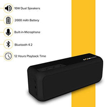 Load image into Gallery viewer, Instaplay Insta X3 10W Bluetooth Speaker with Deep Bass, Portable, Xtra long batter life and speaker with mic (Black) - Home Decor Lo