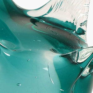 Home Centre Swan Glass Figurine - Green - Home Decor Lo