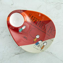 Load image into Gallery viewer, Home Centre Happines Printed Chip and Dip - Set of 2 Pcs - Multicolour - Home Decor Lo