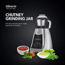 Load image into Gallery viewer, Havells Silencio 4 Jar Mixer Grinder with 5 Patented Technology,HVDC low noise motor,Double Layer Steel Jar,Digital Display with Pre-Set Options,Triple Safety Protection and 2 Litre Jar-Grey Black - Home Decor Lo