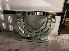 Load image into Gallery viewer, Venetian Image Curved Designed Mirror Console Table for Home