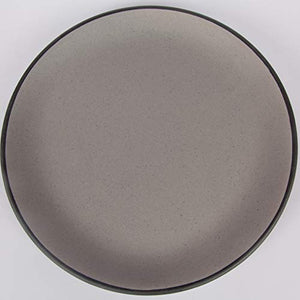 Tatvam Homes Handmade Nightshade Organic Ceramic Full Dinner Plates (10 inches, Set of 4) - Home Decor Lo