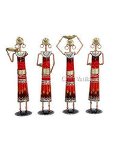 Load image into Gallery viewer, CraftVatika Iron Village Lady Showpiece Ladies Doll Figurine Statue Decorative Items Show Pieces for Home Decor Stylish Living Room - Home Decor Lo
