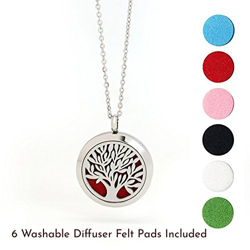 Statement 316 Stainless steel Essential Oil Diffuser Necklace- 24