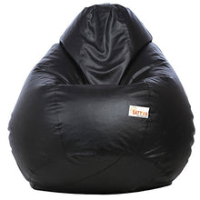 Load image into Gallery viewer, Sattva Classic Bean Bag Cover (Without Beans) XXL Size - Black - Home Decor Lo