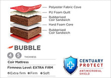 Load image into Gallery viewer, Centuary Mattress Bubble – Budget Double Coir Mattress