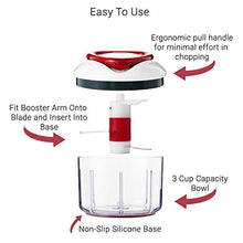 Load image into Gallery viewer, Zyliss Easy Pull Manual Food Processor and Food Chopper, Red - Home Decor Lo