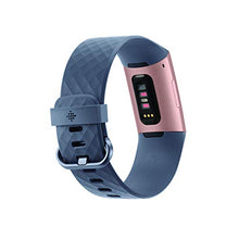 Load image into Gallery viewer, Fitbit Charge 3 Fitness Activity Tracker (Rose Gold and Blue Grey) with Offer on Accessory - Home Decor Lo