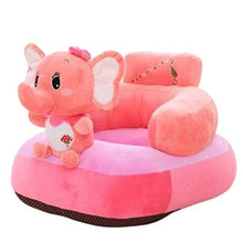 Load image into Gallery viewer, AVSHUB Soft and Rocking Chair Skin Friendly Elephant Shape Baby Supporting Seat Soft Plush Cushion and Chair for Kids/Baby - PinkElephant, for 3 Months to 3 Years - Home Decor Lo