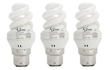 Load image into Gallery viewer, Made in India - 5 Watt - CFL Mini Spiral (Compact Fluorescent Light) - Pack of 3 Bulbs - ISO 9001 2008 certified - Glean Lights - Home Decor Lo