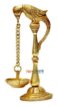 Load image into Gallery viewer, Nexplora Industries Pvt. Ltd. Brass Parrot Design Oil Lamp | Bird Diya | Deepak | Pooja Item | Fengshui Gift - Home Decor Lo