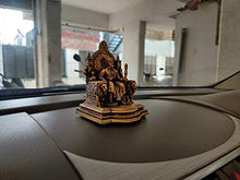 Load image into Gallery viewer, Chhatrapati Shivaji maharaj with rajdand Copper Color Home Decor Idols Showpieces - Home Decor Lo