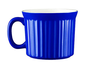 CorningWare French White Pop-Ins Mug with Vented Plastic Cover, 20-Ounce, Blueberry - Home Decor Lo