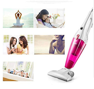 LALA LIFE SGL Handheld Vacuum Powerful Suction Low Noise Dust Collector Home Rod Aspirator Swipe Carpet Cleaner (Pink) - Home Decor Lo