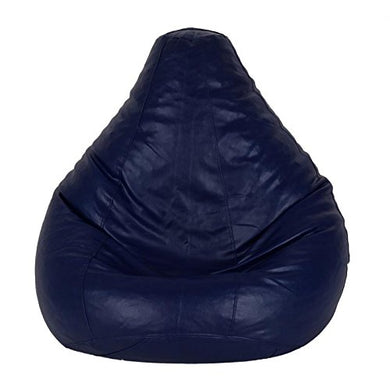 Gunj Large Tear Drop Bean Bag Cover (XXX-Large, Navy) - Home Decor Lo