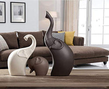 Load image into Gallery viewer, Xtore Home Décor Elephant Family Matte Finish Ceramic Figures - (Set of 3 Piece)