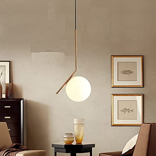 ANZZSS Spherical Gold Metal & Glass Hanging Pendant Lighting Modern Fashion Home Decore /Ceiling Light/Decoration Light