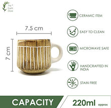 Load image into Gallery viewer, The Earth Store Ceramic Handcrafted Microwave Safe Blaze Tea Cup/Coffee Cup Set Ideal Best Gift for Friends, Family, Home, Office use, Kitchen Cup (Set of 6, 220 ML) - Home Decor Lo