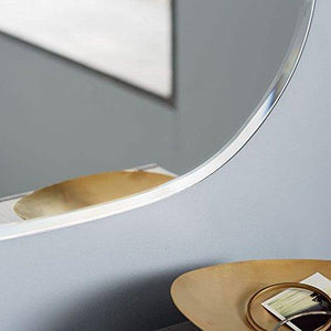 Quality Glass Premium Quality Frameless Decorative Mirror | Mirror Glass for Wall | Mirror for Bathrooms | Mirror in Home | Mirror Decor | Mirror Size : 18 inch X 24 - Home Decor Lo