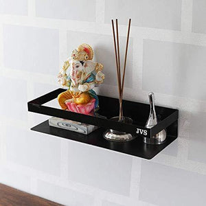 Xllent® JVS Multipurpose Stainless Steel Bathroom & Kitchen Shelf/Wall Holder/Storage Box Combo Set of 2 (10" x 14") Black - Home Decor Lo