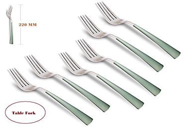 Shapes Aero Satin Table Fork 6 Pcs. - Home Decor Lo