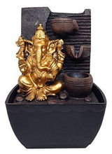 Load image into Gallery viewer, Ethnic Karigari Polyresine Ganesha Table Top Water Fountain Showpiece (18 cm X 14 cm X 13 cm) - Home Decor Lo