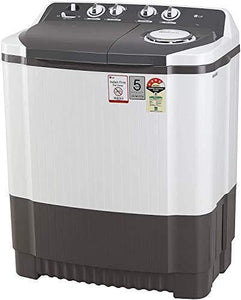 LG 7 Kg 4 Star Semi-Automatic Top Loading Washing Machine (P7020NGAY, Dark Gray, Collar scrubber) - Home Decor Lo