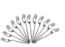 Load image into Gallery viewer, Shapes Lynex Stainless Steel Dinner Fork for Home/Kitchen, Set of 12 Pcs. (18 cm.) - Home Decor Lo