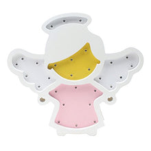 Load image into Gallery viewer, EZ Life Angel Fairy Nursery Decor LED Light - Wall Hanging Decoration, Baby Room Wall Decor, Decorative Item for Kids (Pink and White Angel Fairy) - Home Decor Lo