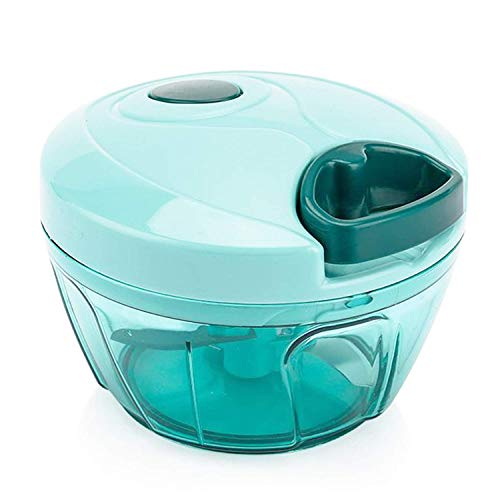 Pigeon by Stovekraft New Handy Mini Plastic Chopper with 3 Blades, Green  (BPA FREE)