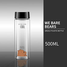 Load image into Gallery viewer, MINISO We Bare Bears Grizzly Plastic Bottle Leak Proof PP Lid Bottle for Kids Adults, 540ml - Home Decor Lo