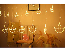 Load image into Gallery viewer, Decorative Diya Diwali Light Curtain