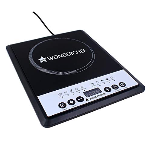 Wonderchef Power Induction Cooktop, 1800Watts, Push button control - Home Decor Lo